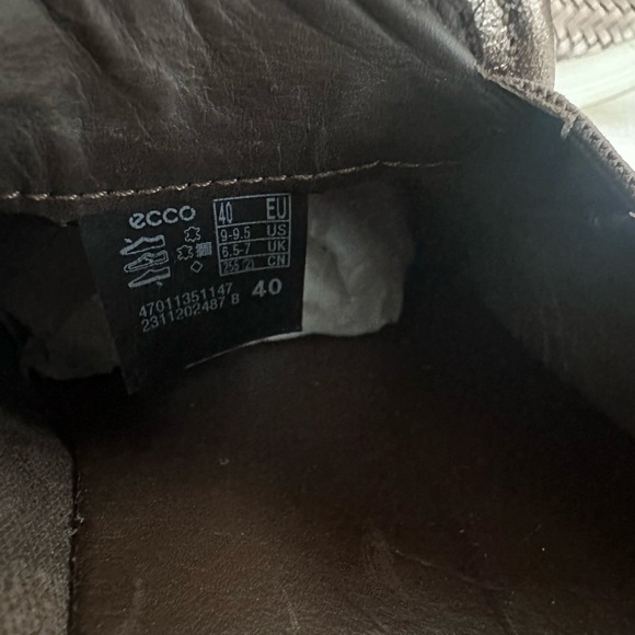 ECCO Metallic Woven Leather Slip On Casual Sneakers Women’s EU40 US9-9.5 - Picture 12 of 14